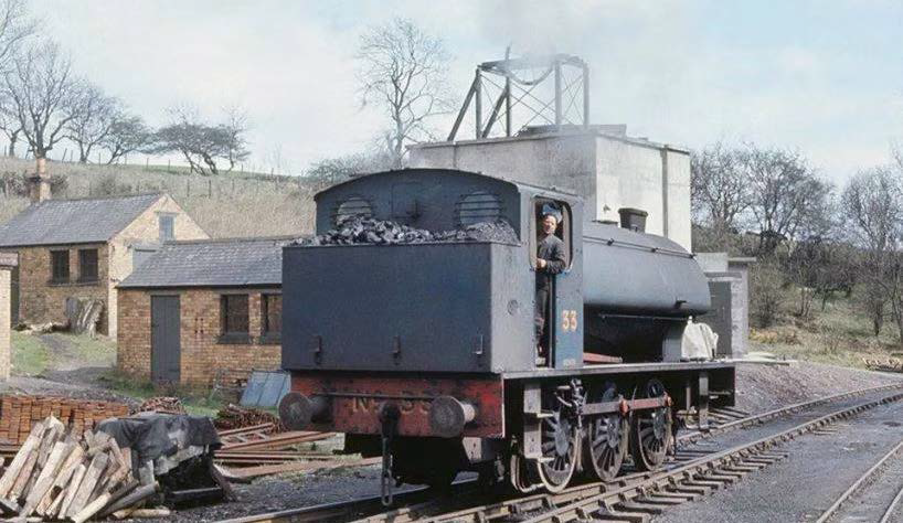 Historic locomotive at Whittle Colliery